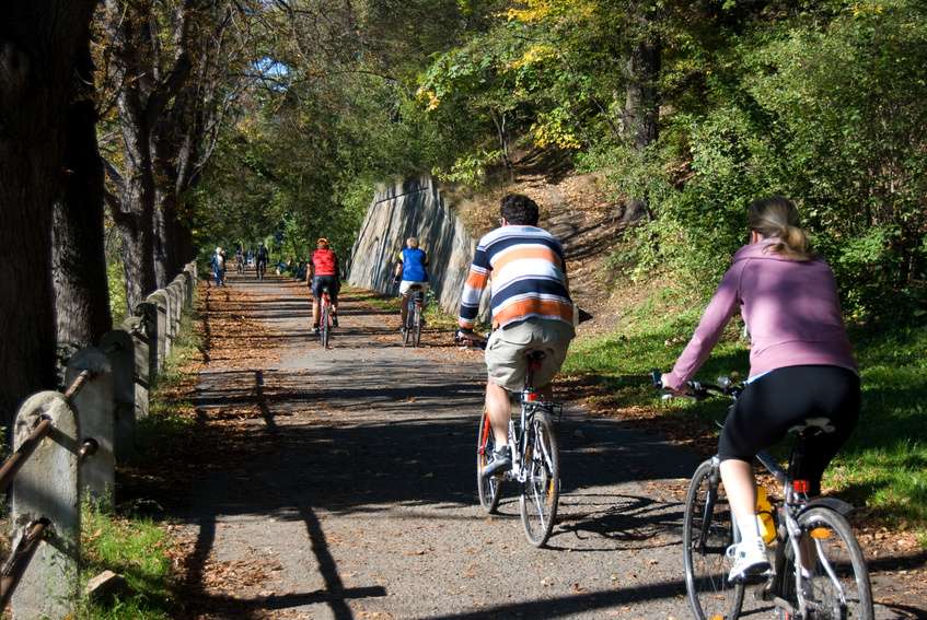 Bike tour along the Tuscan coast.